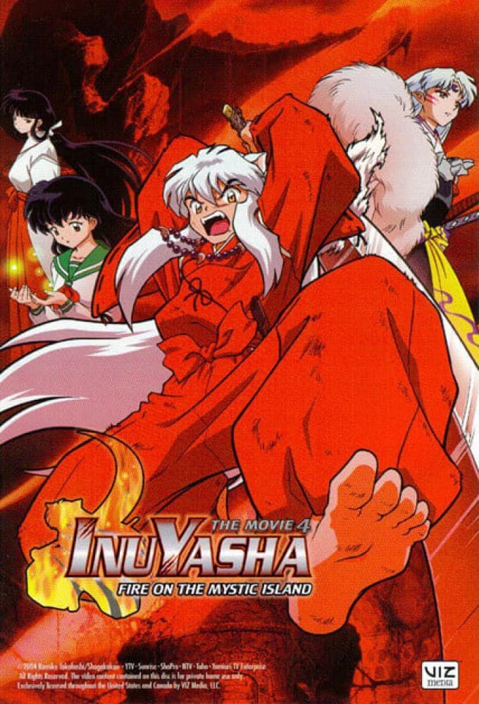 InuYasha the Movie 4: Fire on the Mystic Island poster