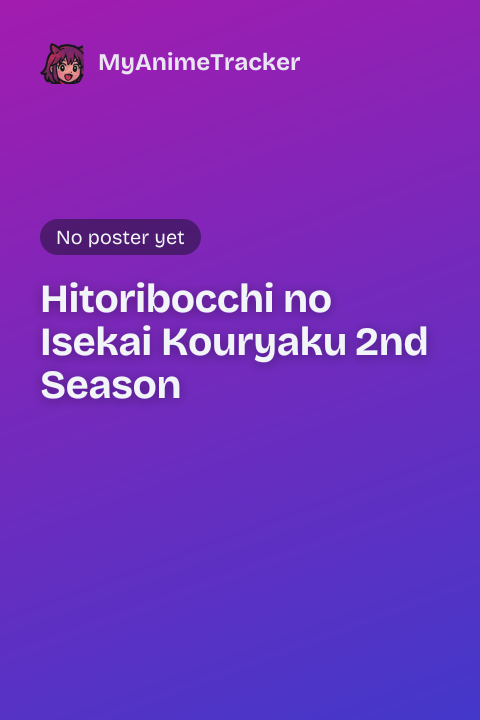 Hitoribocchi no Isekai Kouryaku 2nd Season